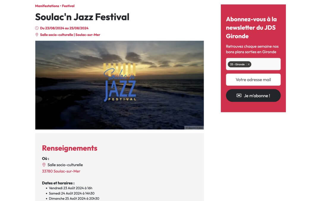 Soulac’n Jazz Festival